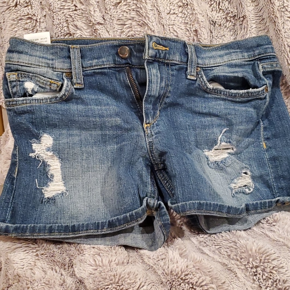 Denim shorts worn once